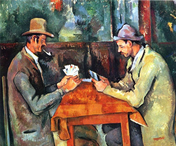 Cézanne les joueurs de cartes